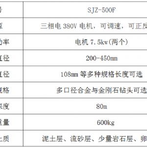 SJZ-500F拖沓机反循环